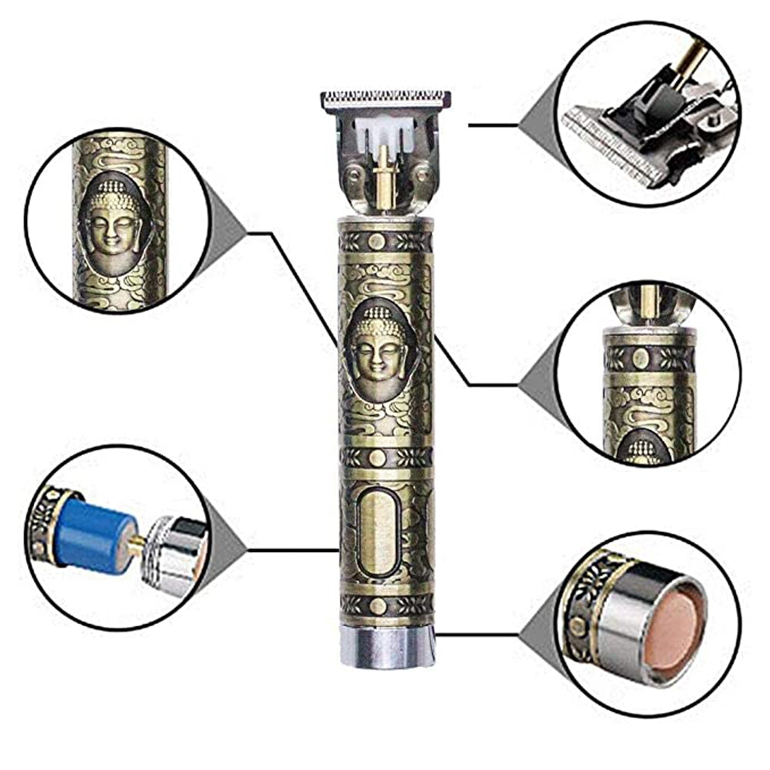 Precision hair trimmer with adjustable blade Precision hair trimmer with adjustable blade